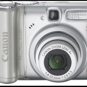 Canon PowerShot A580 8MP Digital Camera with 4x Op